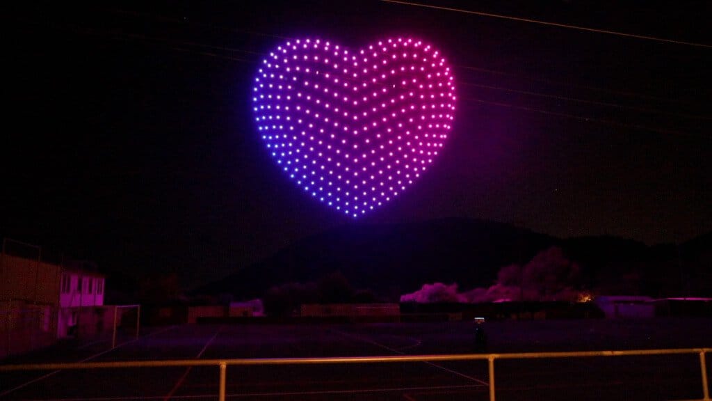 Heart - SM60 Drone Light Show
