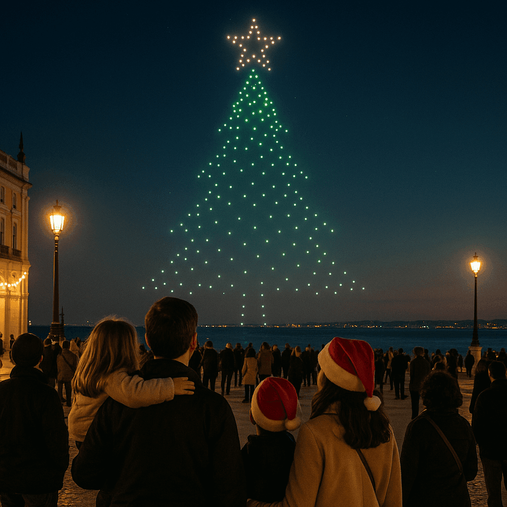 Read more about the article Why a Christmas Drone Show is the Perfect Festive Upgrade