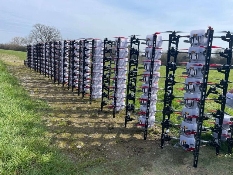 Drones Ready for Light Show